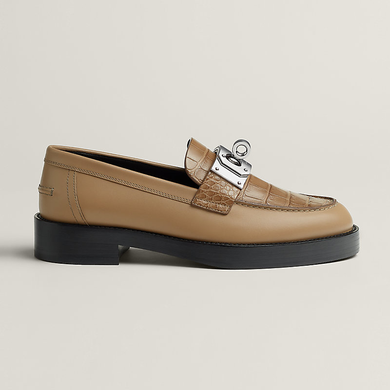 モカシン 《ホット》 - ベージュ | Hermès - エルメス-公式サイト